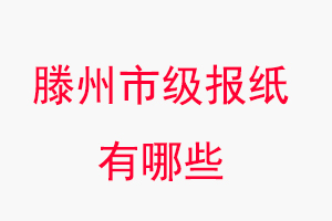 滕州報紙有哪些，滕州市級報紙有哪些找我要登報網