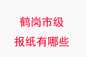鶴崗報(bào)紙有哪些,鶴崗市級(jí)報(bào)紙有哪些找我要登報(bào)網(wǎng)